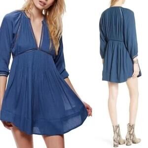 Free People Go Lightly Swing Dress Size L